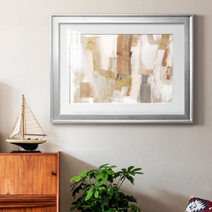 Gold Quartz I - Modern Framed Art Print