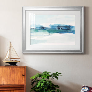 Ultramarine Vista II - Modern Framed Art Print