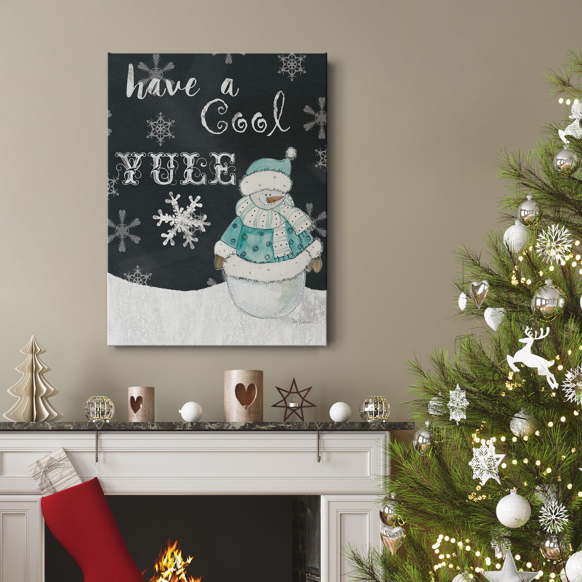 Have a Cool Yule Premium Gallery Wrapped Canvas - Ready to Hang