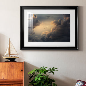 Soaring High Above - Modern Framed Art Print