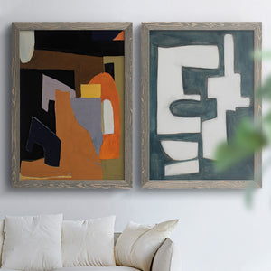 The Olive Press Rooom - Barnwood Framed Canvas Set