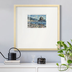 Evening in Cannon Beach Premium Framed Print Double Matboard