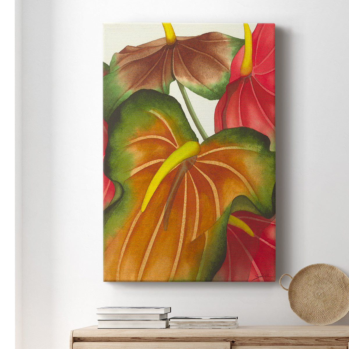 Anthuria I Premium Gallery Wrapped Canvas - Ready to Hang