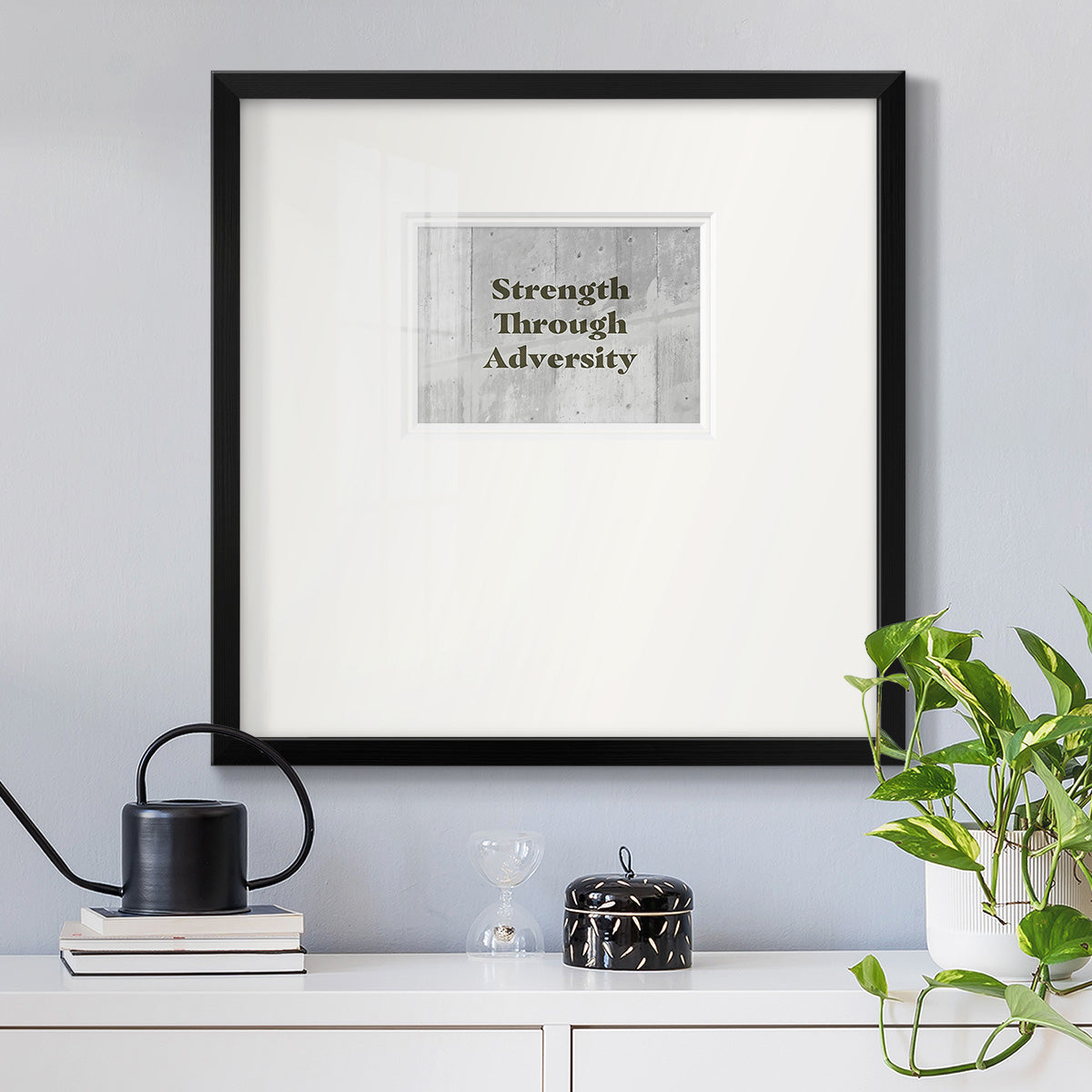 BroInspo VII Premium Framed Print Double Matboard