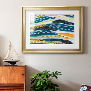 Feathery IV - Modern Framed Art Print