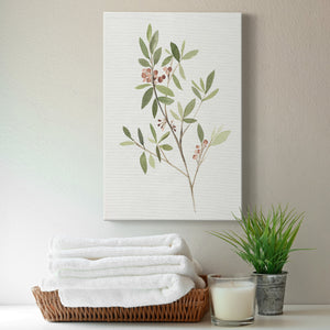 Single Sprig IV Premium Gallery Wrapped Canvas - Ready to Hang