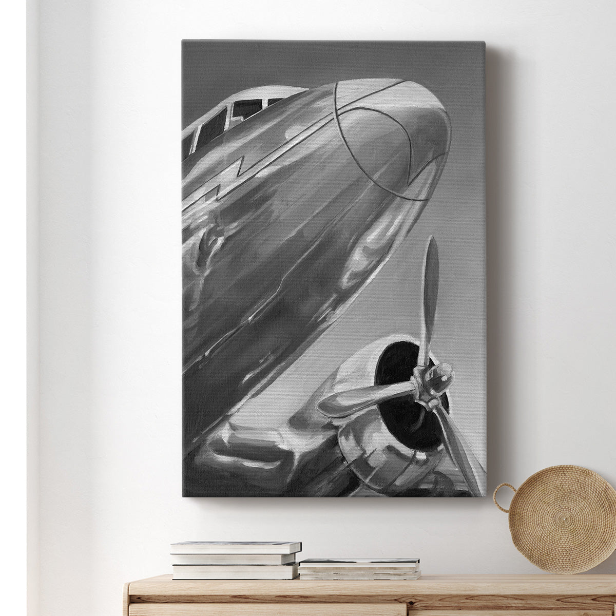 Aviation Icon I Premium Gallery Wrapped Canvas - Ready to Hang