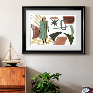 Vintage Vibes II - Modern Framed Art Print