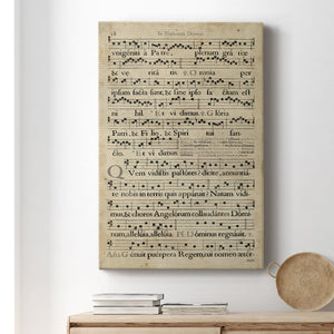 Vellum Songbook III - Canvas Art Print