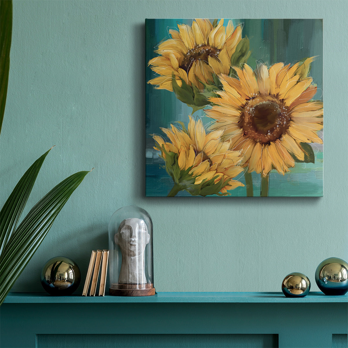 Sunflowers III-Premium Gallery Wrapped Canvas - Ready to Hang