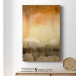 Sunset Windowpane II Premium Gallery Wrapped Canvas - Ready to Hang