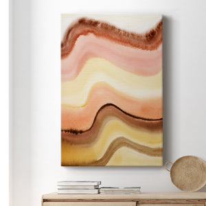 Warm Sediment I Premium Gallery Wrapped Canvas - Ready to Hang