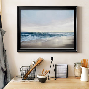 Shimmering Dawn - Modern Framed Canvas Print