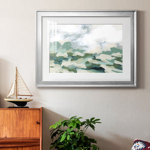 Verdant Hillside II - Modern Framed Art Print