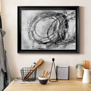 Infinity Rings I - Modern Framed Canvas Print