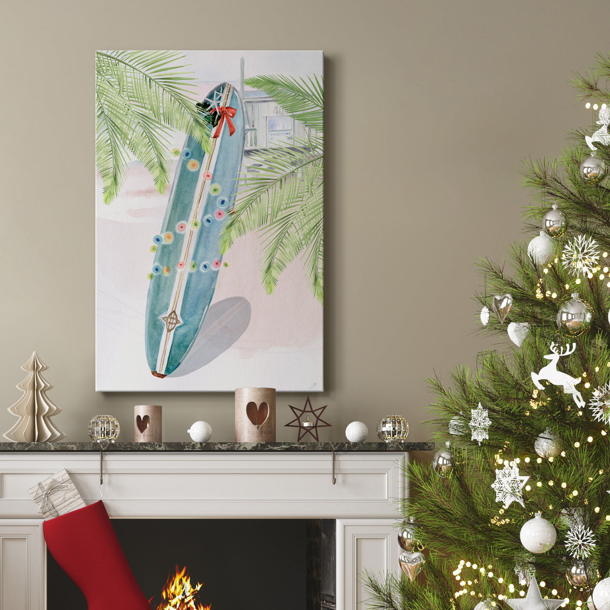 So Cali Christmas Collection B - Gallery Wrapped Canvas