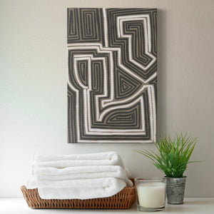 Abstract Maze I Premium Gallery Wrapped Canvas - Ready to Hang