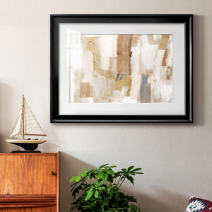 Gold Quartz I - Modern Framed Art Print