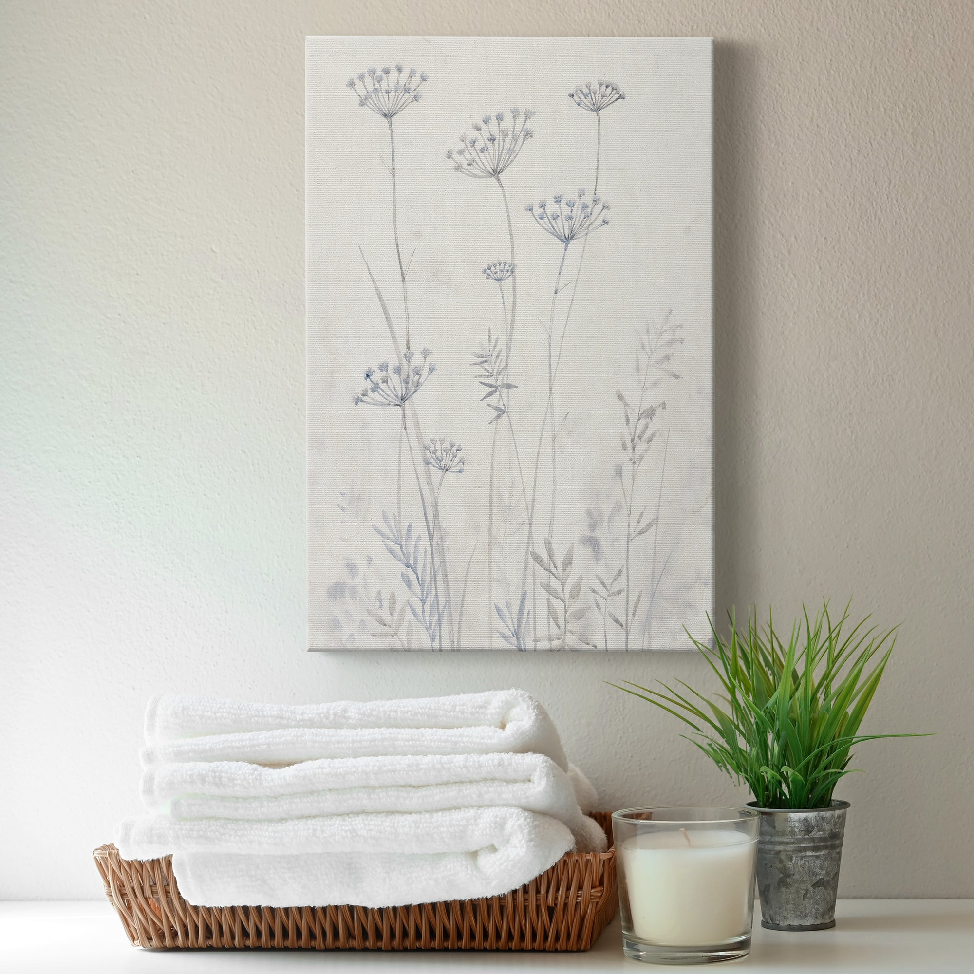 Neutral Queen Anne's Lace II Premium Gallery Wrapped Canvas - Ready to Hang