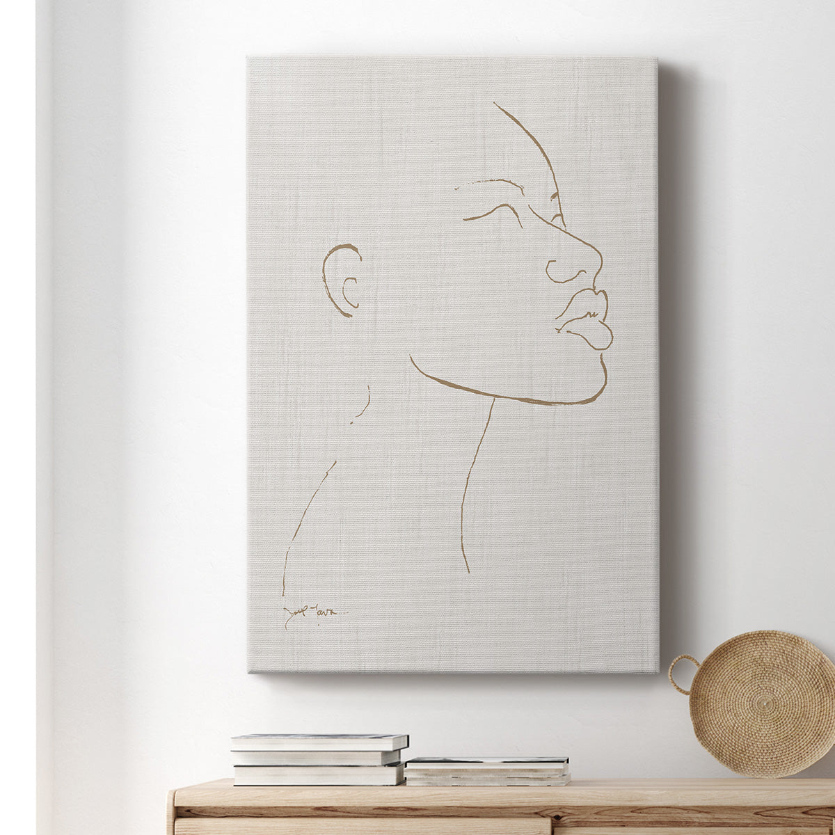 Portrait Sketch I Premium Gallery Wrapped Canvas - Ready to Hang