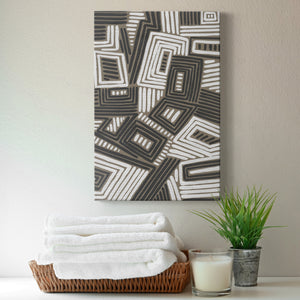 Abstract Maze IV Premium Gallery Wrapped Canvas - Ready to Hang