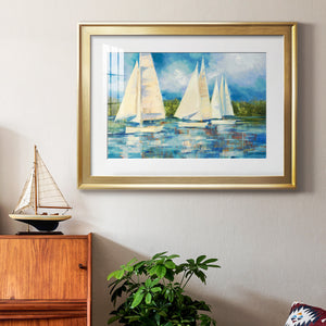 Clear Sailing - Modern Framed Art Print