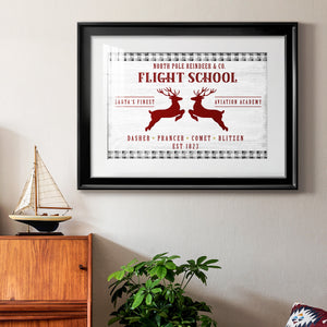 Flight School - Modern Framed Art Print