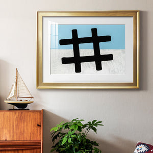 Hashtag - Modern Framed Art Print