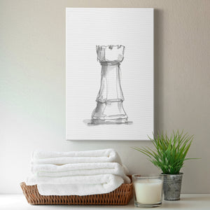 Chess Piece Study V Premium Gallery Wrapped Canvas - Ready to Hang