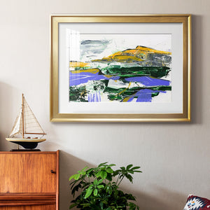 Silent Mountain VI - Modern Framed Art Print