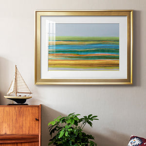 Parallel Striae II - Modern Framed Art Print