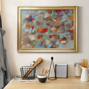 Confetti Party - Modern Framed Canvas Print