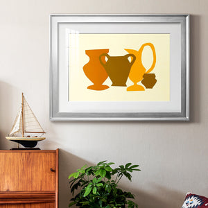 Posing Pottery II - Modern Framed Art Print