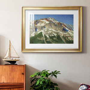 Vermillion Ascent - Modern Framed Art Print