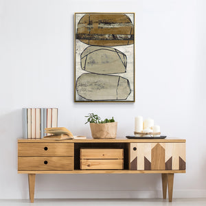 Dim Sum I - Framed Premium Gallery Wrapped Canvas L Frame - Ready to Hang