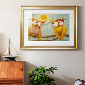 Hoos Branch for Two - Modern Framed Art Print