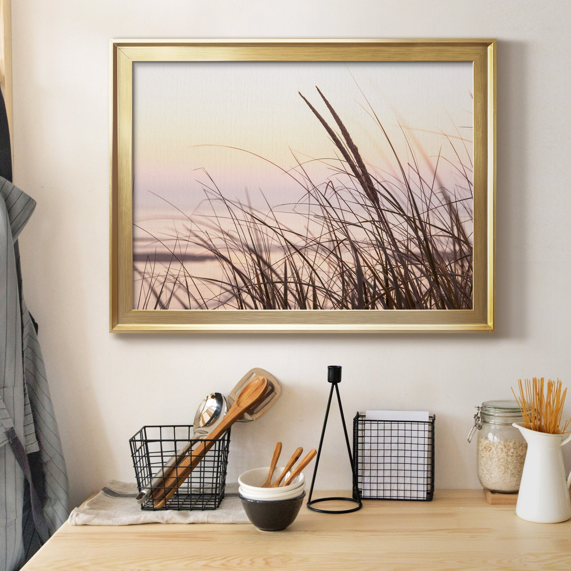 Cape Dune Morning Premium Classic Framed Canvas - Ready to Hang