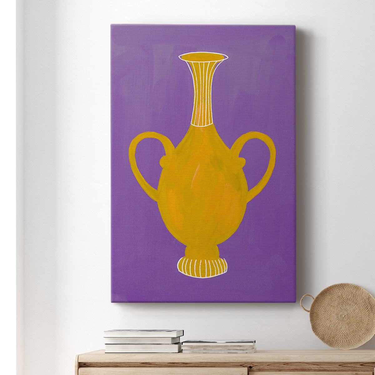 Neon Vase II Premium Gallery Wrapped Canvas - Ready to Hang
