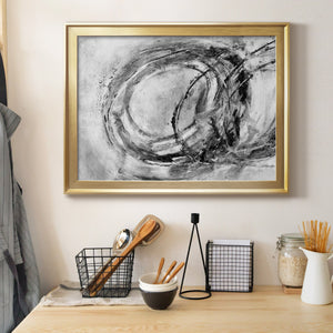 Infinity Rings I - Modern Framed Canvas Print