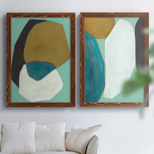 Boulder I - Barnwood Framed Canvas Set