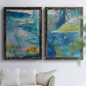 Spring Winds V - Premium Framed Canvas 2 Piece Set - Ready to Hang