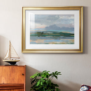 Twilight Vista Study II - Modern Framed Art Print