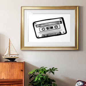 Cassette Sketch - Modern Framed Art Print