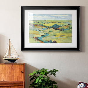 Idyll Sweep - Modern Framed Art Print