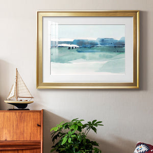 Ultramarine Vista I - Modern Framed Art Print