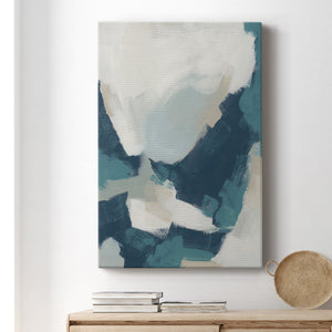 Brushy Blues I - Canvas Art Print