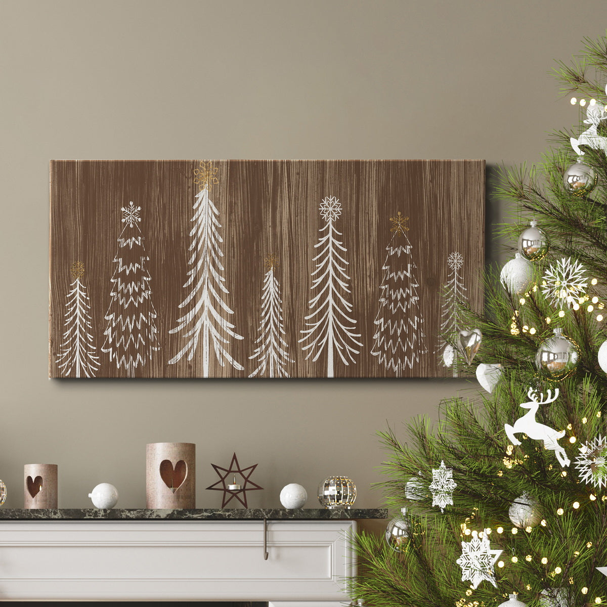Barnwood Wonderland Collection D+ Premium Gallery Wrapped Canvas - Ready to Hang