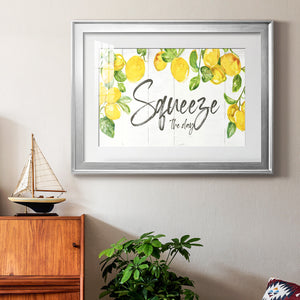Lemon Squeeze - Modern Framed Art Print