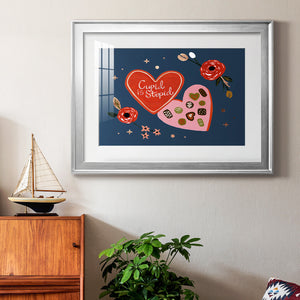 Happy Galentine II - Modern Framed Art Print