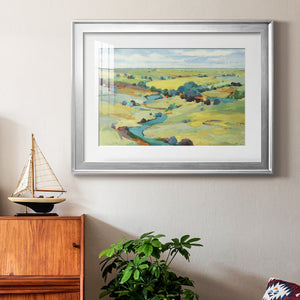 Idyll Sweep - Modern Framed Art Print